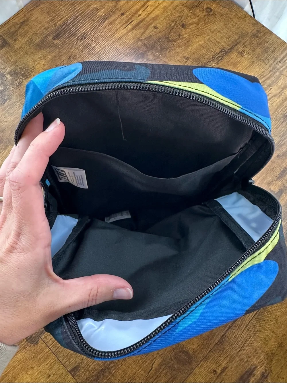 Neff Covershot Sling Bag, Black Neon Camo Backpack Unisex Daypack NWT